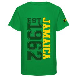 Men's 'Jamaica 1962' Printed Cotton T-shirt