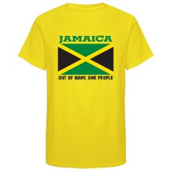 Alternative view of Men's 'Jamaica Out of Many, One People' Printed Cotton T-shirt