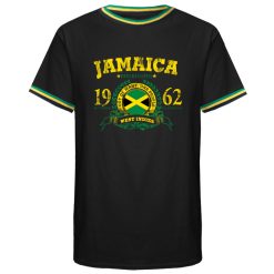Men's '1962' Jamaica Trim Printed Cotton T-shirt